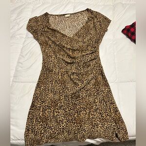 Leopard Print Mini Dress